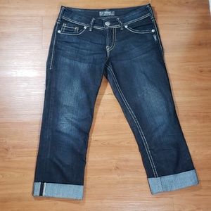 Silver Suki Capri 29x22.5